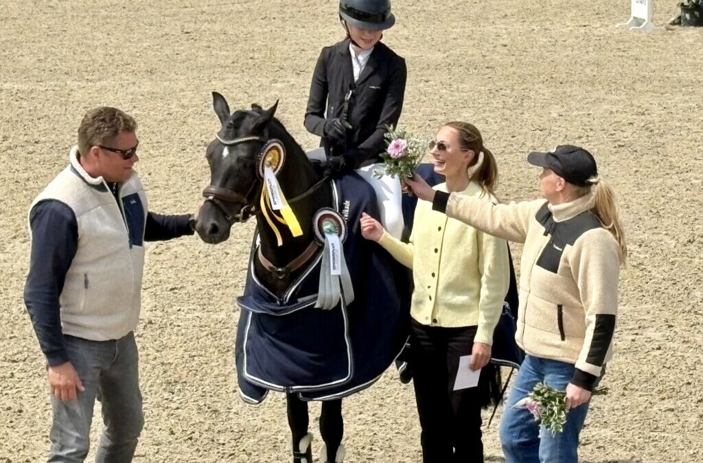 Amy Carlotta Reinfandt + Nandoo N Sieger in Prfg Nr. 22/1 – 1. Abt. (WN 8,8) – Und mit Lydago Platz 2 (WN 8,3)