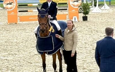 Svea Wagner + Amabilita in Prfg Nr. 23/2. Abt. Siegerin in 0/46,74